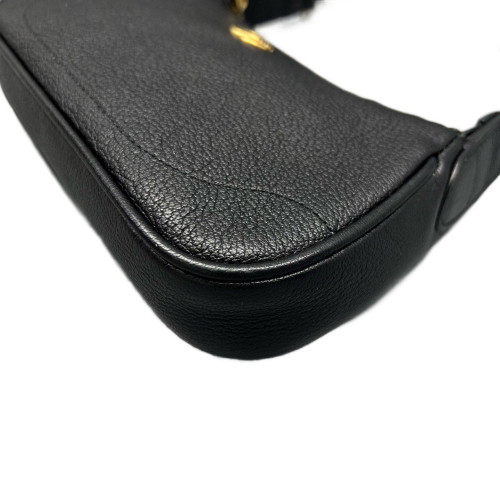 Gucci Mini Aphrodite Grained Calfskin Black