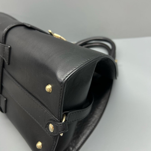Gucci Medium Soft Stirrup Tote Calfskin Black