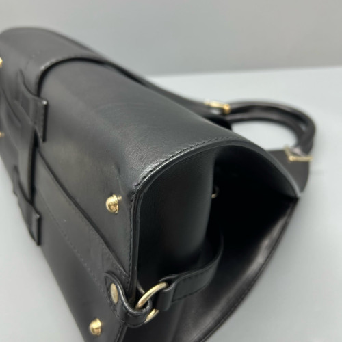Gucci Medium Soft Stirrup Tote Calfskin Black