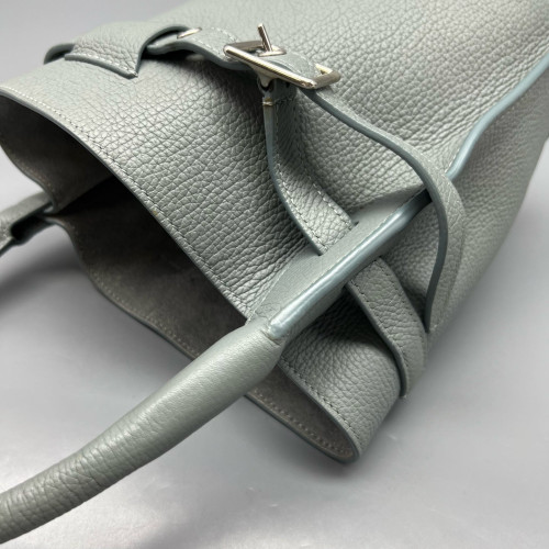 Celine Nano Big Bag Bucket Grained Calfskin Slate Blue Celine Nano Big Bag Bucket Grained Calfskin Slate Blue