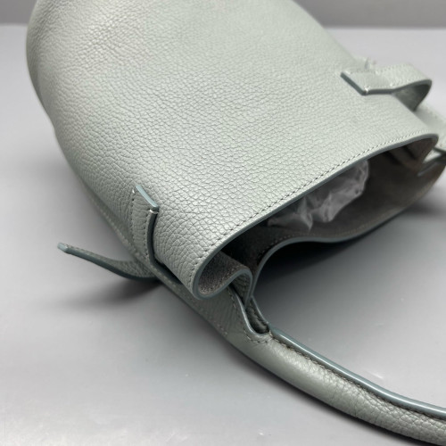 Celine Nano Big Bag Bucket Grained Calfskin Slate Blue Celine Nano Big Bag Bucket Grained Calfskin Slate Blue
