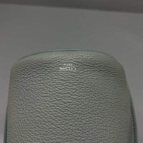 Celine Nano Big Bag Bucket Grained Calfskin Slate Blue Celine Nano Big Bag Bucket Grained Calfskin Slate Blue