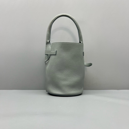 Celine Nano Big Bag Bucket Grained Calfskin Slate Blue Celine Nano Big Bag Bucket Grained Calfskin Slate Blue