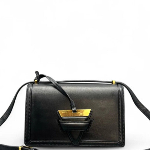 Loewe Medium Barcelona Shoulder Smooth Calfskin Black