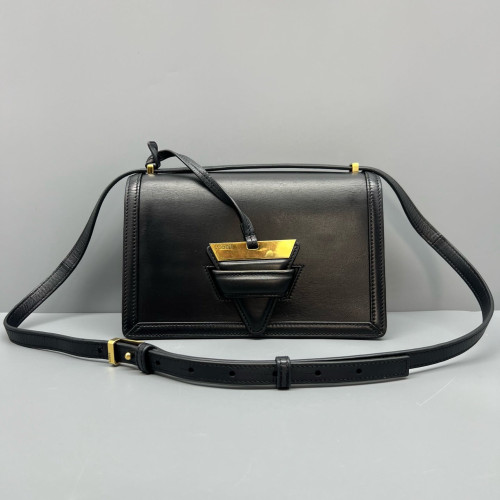 Loewe Medium Barcelona Shoulder Smooth Calfskin Black