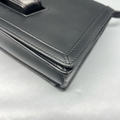 Loewe Medium Barcelona Shoulder Smooth Calfskin Black
