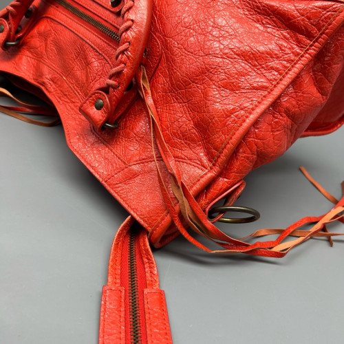 Balenciaga Medium City Arena Lambskin Red Balenciaga Medium City Arena Lambskin Red