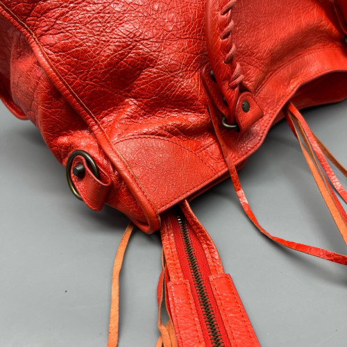 Balenciaga Medium City Arena Lambskin Red Balenciaga Medium City Arena Lambskin Red