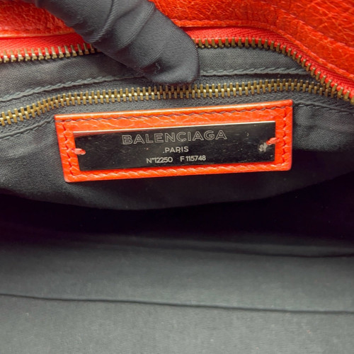 Balenciaga Medium City Arena Lambskin Red Balenciaga Medium City Arena Lambskin Red