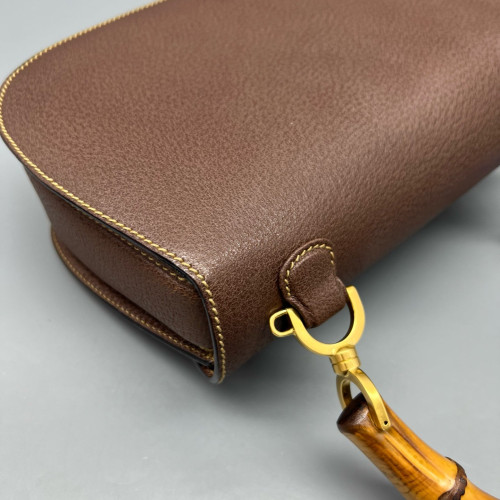 Gucci Bamboo Bamboo 1947 Medium Grained Calfskin Tan Gucci Bamboo Bamboo 1947 Medium Grained Calfskin Tan