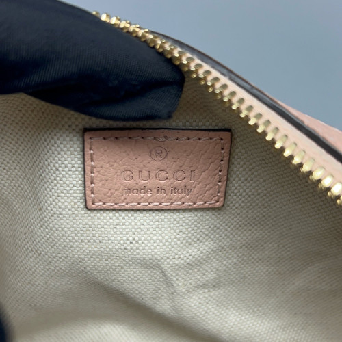 Gucci Boston Bag GG Supreme Monogram Calfskin Pink