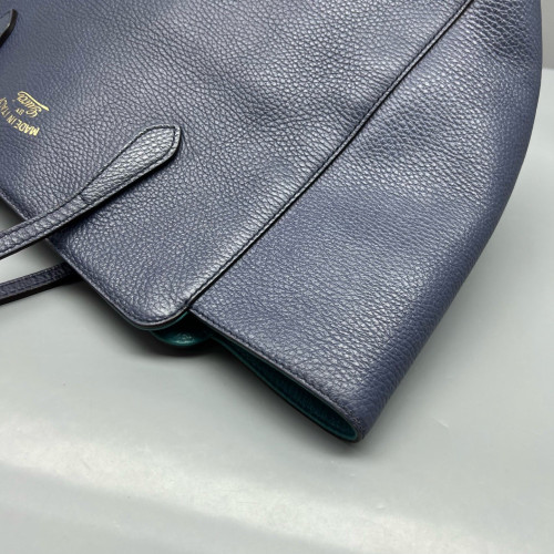 Gucci Small Swing Tote Grained Calfskin Blue Gucci Small Swing Tote Grained Calfskin Blue