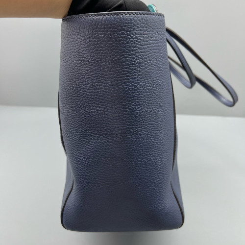 Gucci Small Swing Tote Grained Calfskin Blue Gucci Small Swing Tote Grained Calfskin Blue