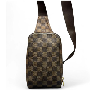 Louis Vuitton Geronimos Belt Bag Damier Ebene Brown