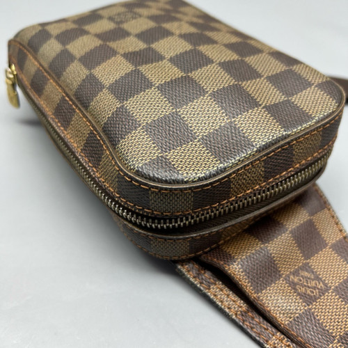 Louis Vuitton Geronimos Belt Bag Damier Ebene Brown Louis Vuitton Geronimos Belt Bag Damier Ebene Brown