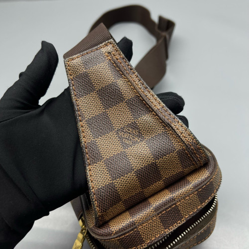 Louis Vuitton Geronimos Belt Bag Damier Ebene Brown Louis Vuitton Geronimos Belt Bag Damier Ebene Brown