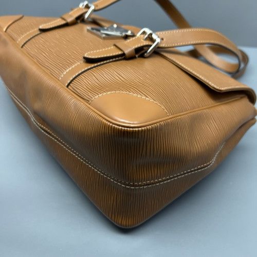 Louis Vuitton Shoulder Bag Epi Tan