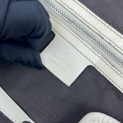 Gucci Tote Bag GG Supreme Monogram Calfskin Brown Ecru