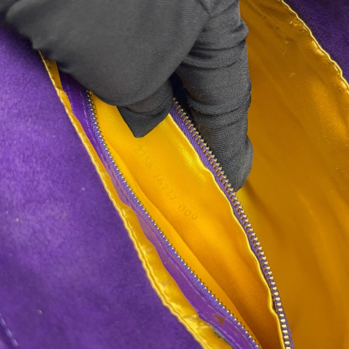 Fendi Baguette Suede Calfskin Purple