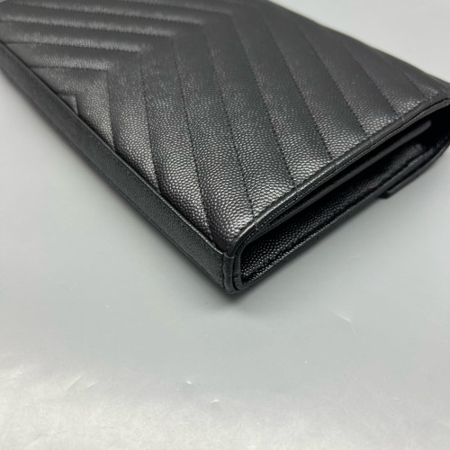 Yves Saint Laurent Envelope Wallet On Chain Shiny Caviar Calfskin Black Yves Saint Laurent Envelope Wallet On Chain Shiny Caviar Calfskin Black