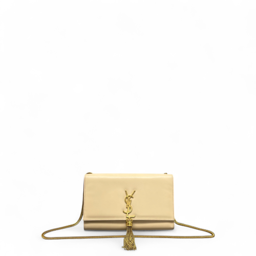 Yves Saint Laurent Medium Kate Corssbody Bag Smooth Calfskin Natural Tan