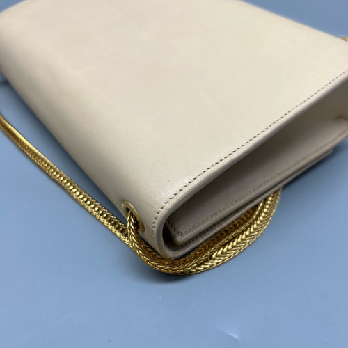 Yves Saint Laurent Medium Kate Corssbody Bag Smooth Calfskin Natural Tan
