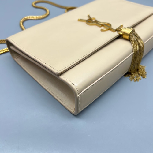 Yves Saint Laurent Medium Kate Corssbody Bag Smooth Calfskin Natural Tan