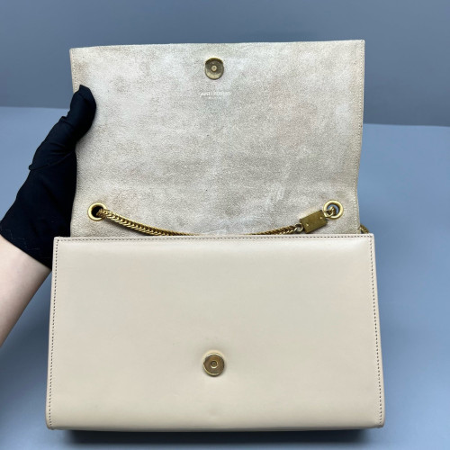 Yves Saint Laurent Medium Kate Corssbody Bag Smooth Calfskin Natural Tan