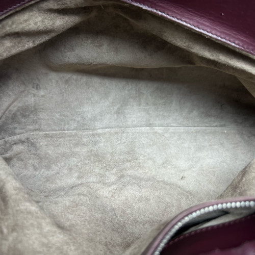 Bottega Veneta Large Roma Tote Bag Lambskin Intrecciato Nappa Burgundy