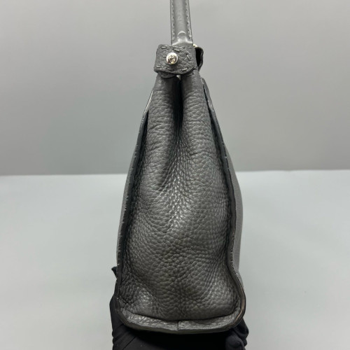 Fendi Peekaboo Iconic Medium Grained Calfskin Dark Grey Fendi Peekaboo Iconic Medium Grained Calfskin Dark Grey