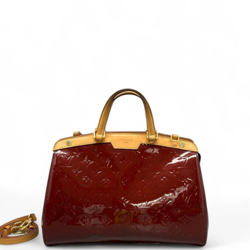 Louis Vuitton Brea MM Vernis Burgundy