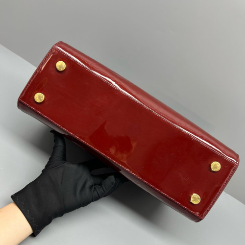 Louis Vuitton Brea MM Vernis Burgundy
