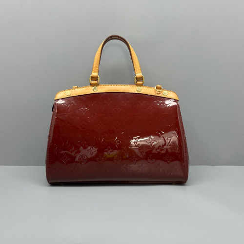 Louis Vuitton Brea MM Vernis Burgundy