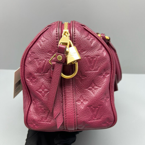 Louis Vuitton Speedy Bandouliere 25 Monogram Empreinte Azalea
