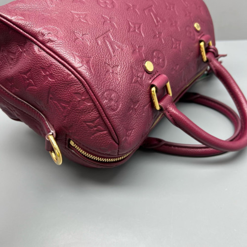 Louis Vuitton Speedy Bandouliere 25 Monogram Empreinte Azalea