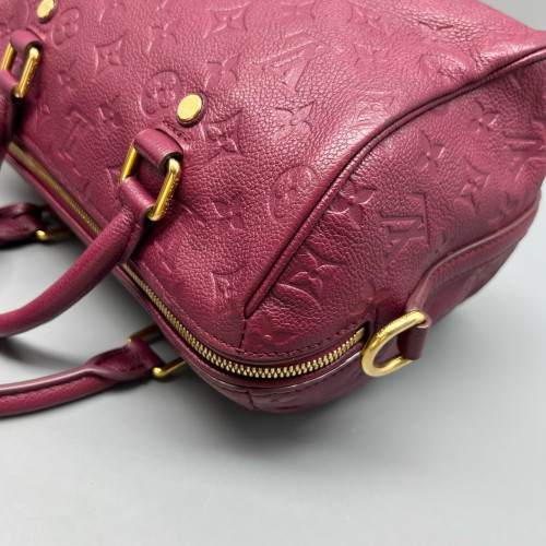 Louis Vuitton Speedy Bandouliere 25 Monogram Empreinte Azalea