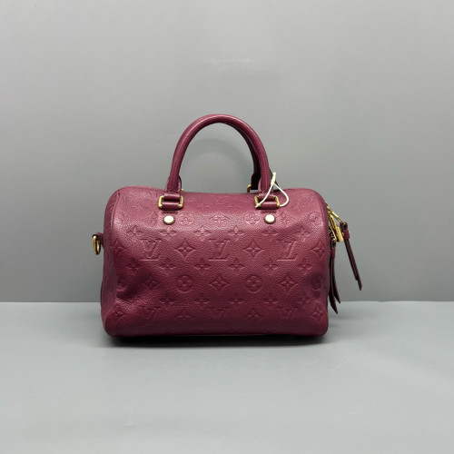 Louis Vuitton Speedy Bandouliere 25 Monogram Empreinte Azalea