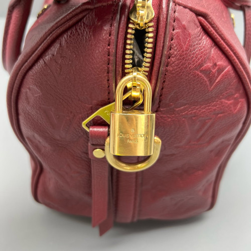 Louis Vuitton Speedy Bandouliere 25 Monogram Empreinte Azalea