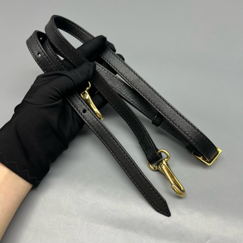 Burberry Small Banner Tote Calfskin House Check Black Khaki Red