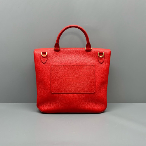 Louis Vuitton Volta Two-Way Bag Calfskin Red Orange