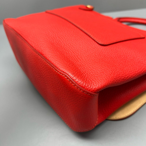 Louis Vuitton Volta Two-Way Bag Calfskin Red Orange