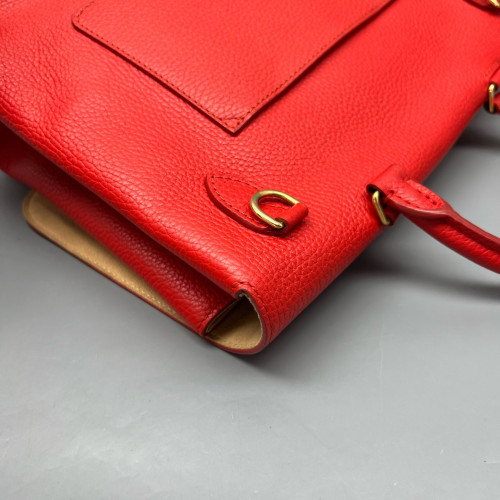 Louis Vuitton Volta Two-Way Bag Calfskin Red Orange