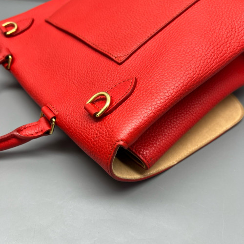 Louis Vuitton Volta Two-Way Bag Calfskin Red Orange