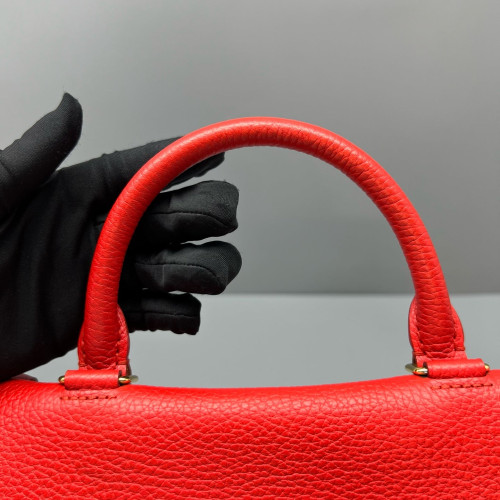 Louis Vuitton Volta Two-Way Bag Calfskin Red Orange