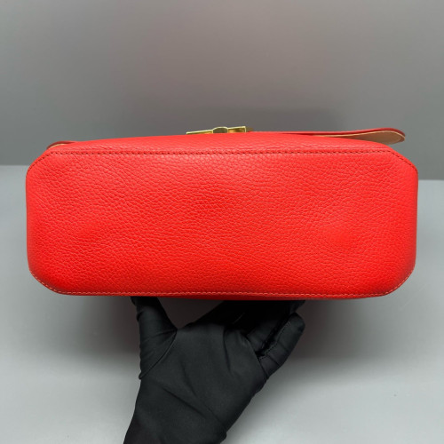 Louis Vuitton Volta Two-Way Bag Calfskin Red Orange