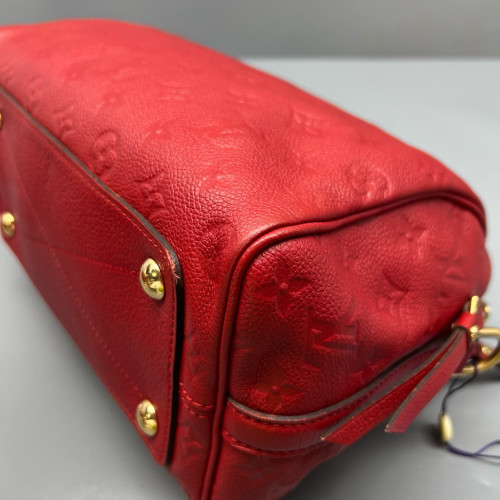 Louis Vuitton Speedy Bandouliere 25 Monogram Empreinte Red