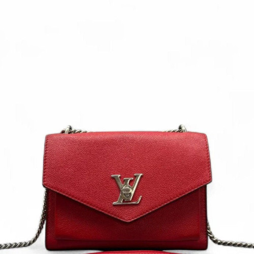Louis Vuitton Mylockme Chain Bag BB Calfskin Red