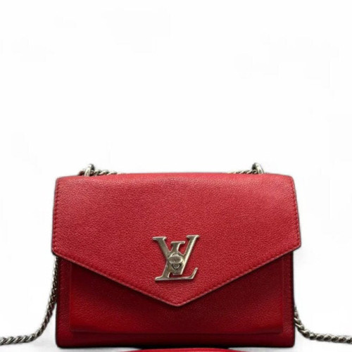 Louis Vuitton Mylockme Chain Bag BB Calfskin Red
