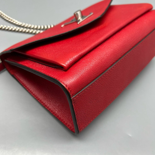 Louis Vuitton Mylockme Chain Bag BB Calfskin Red
