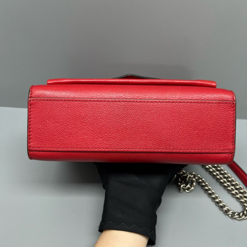 Louis Vuitton Mylockme Chain Bag BB Calfskin Red